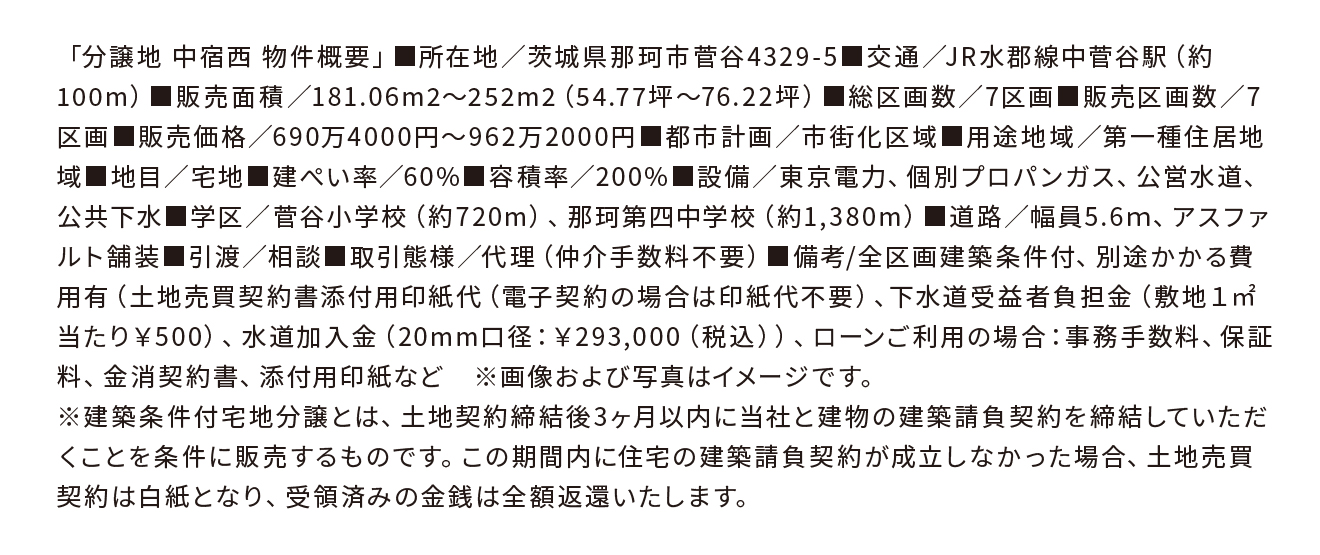 中宿西-物件概要