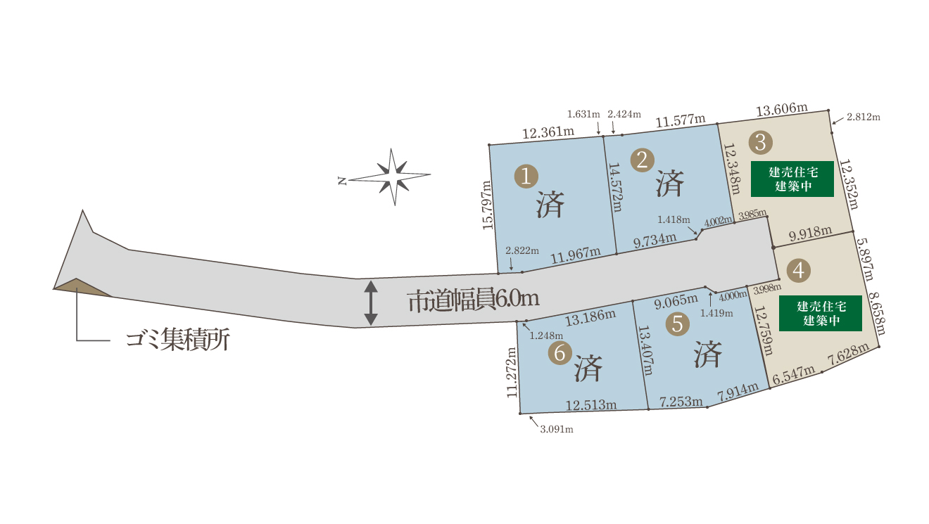 分譲地権現宮-区画図